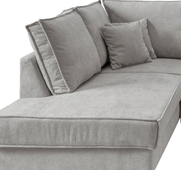 SEDACÍ SOUPRAVA, textil, barvy stříbra MID.YOU - Sedací soupravy, Online Only