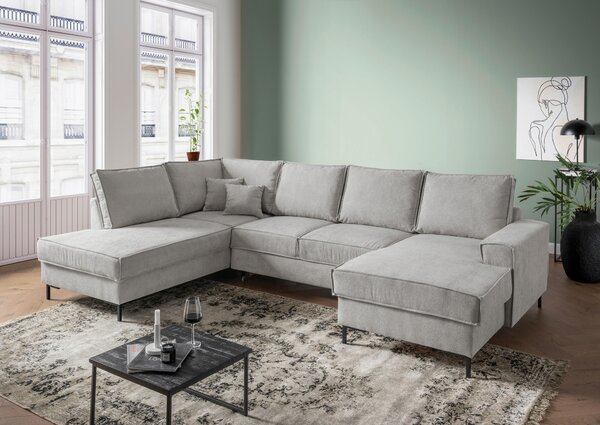 SEDACÍ SOUPRAVA, textil, barvy stříbra MID.YOU - Sedací soupravy, Online Only