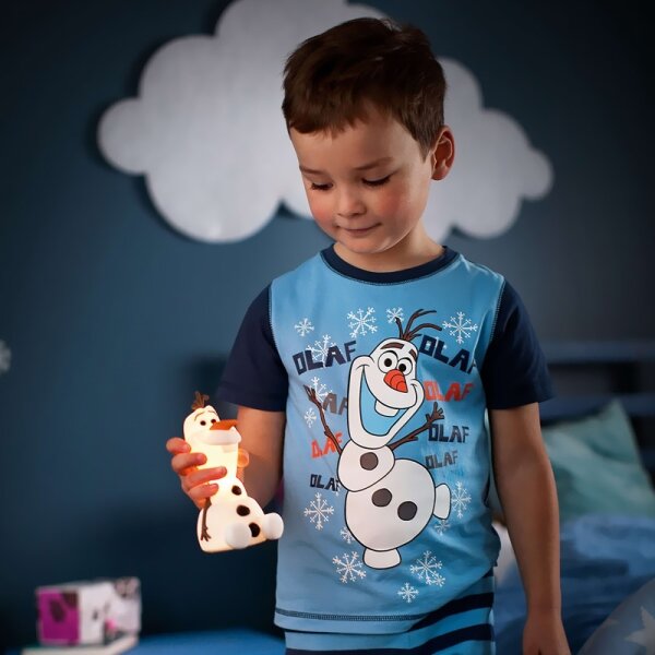 Philips 71768/08/16 -LED Dětská lampa DISNEY FROZEN OLAF LED/0,3W/2xAAA sněhulák