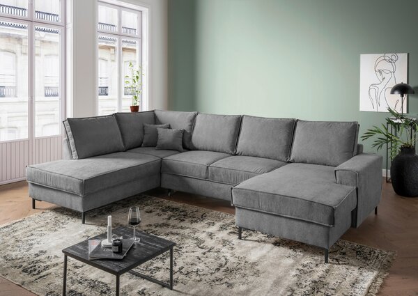 SEDACÍ SOUPRAVA, textil, antracitová MID.YOU - Sedací soupravy, Online Only