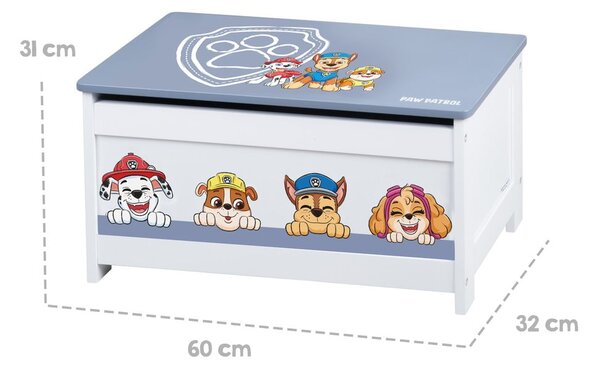 Dětský úložný box 60x32x30 cm Paw Patrol – Roba