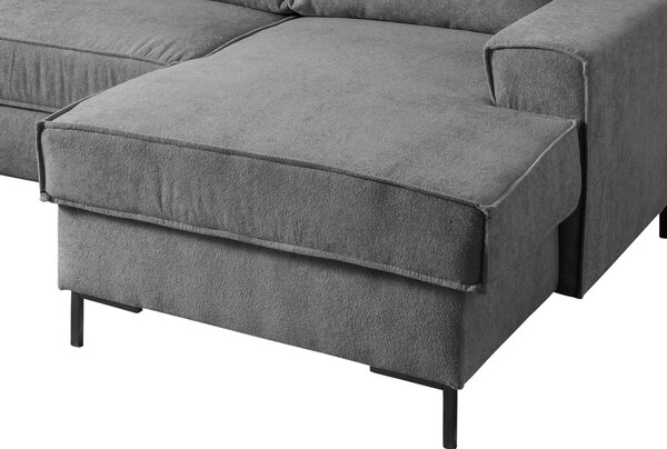 SEDACÍ SOUPRAVA, textil, antracitová MID.YOU - Sedací soupravy, Online Only