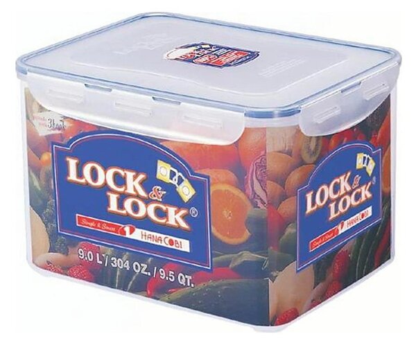 Dóza na potraviny 9 l LOCK modrá