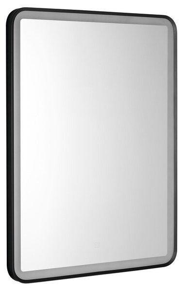 Aqualine Aqualine, SWIDA zrcadlo s LED osvětlením 60x80cm, dotykový senzor, stmívatelné, černá mat, SW060