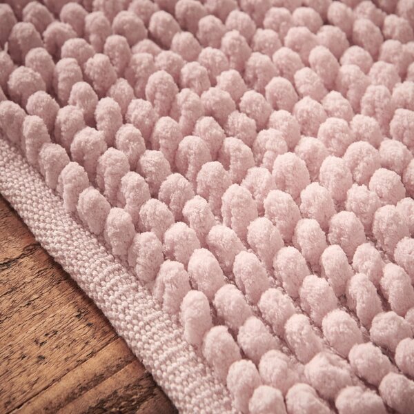 Růžová koupelnová předložka 50x120 cm Aspen Bobble – Bianca