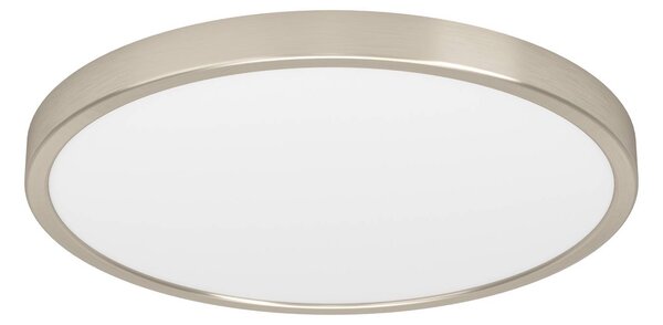 EGLO connect Smart LED přisazené svítidlo Fueva 6-Z, šedé, Ø 38 cm, stmívatelný, Hliník / šedá / zinek, Obývací pokoj / jídelna, Plast, Moderní