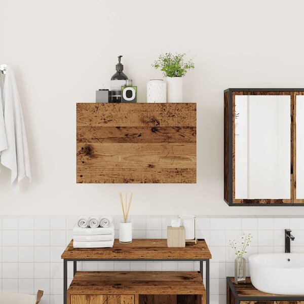 Koupelnová nástěnná skříňka old wood 60 x 25 x 40 cm kompozit