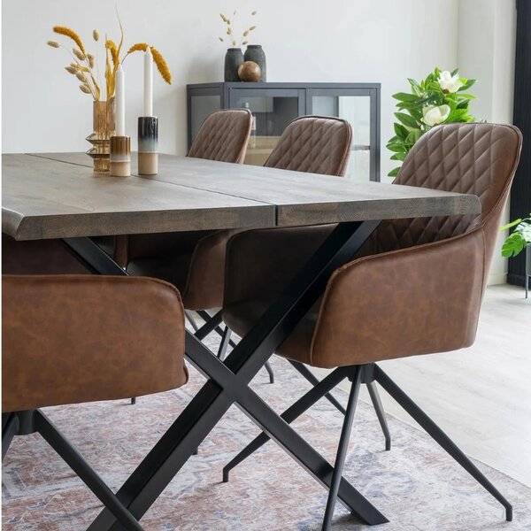 Nordic Living Oranžovo-modrý koberec Legaro 160 x 230 cm