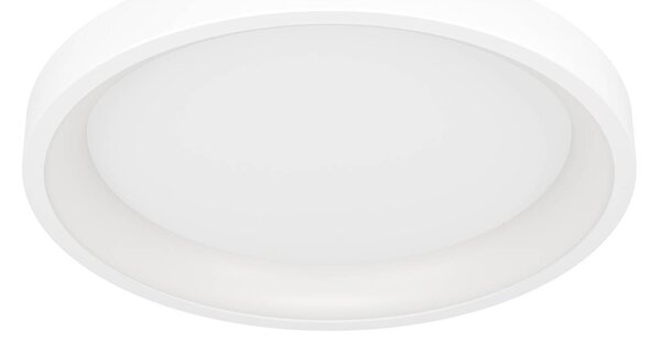 EGLO connect Smart-LED stropní svítidlo Loretello-Z, kulaté, bílé, stmívatelný, Bílá / opál, Obývací pokoj / jídelna, kov, Moderní