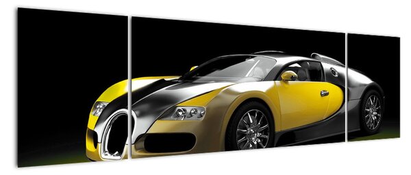 Sportovní auto, obraz na zeď (170x50cm)