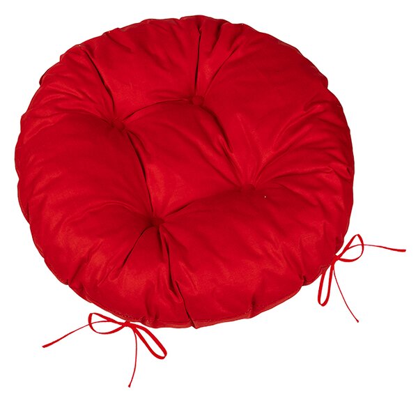BELLATEX Sedák Adéla prošívaný kulatý Červená průměr 40 cm