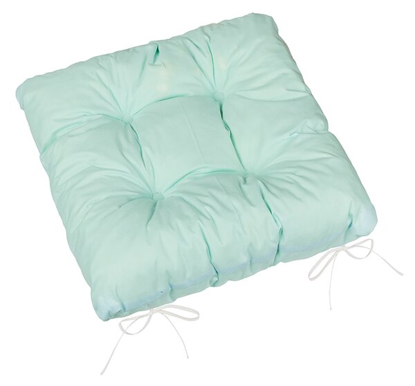 BELLATEX Sedák Adéla prošívaný Mentolová 40x40 cm