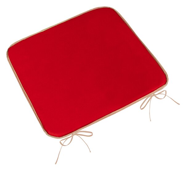 BELLATEX Sedák Adéla hladký Červená 40x40 cm