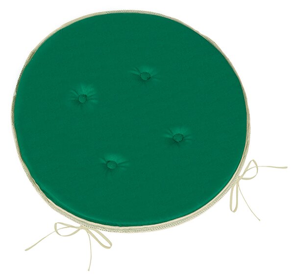 BELLATEX Sedák Adéla kulatý hladký Zelená průměr 40 cm