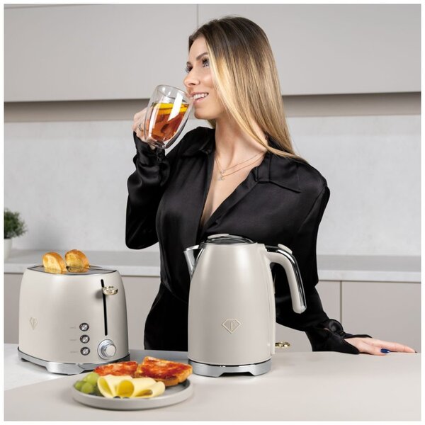 Topinkovač nerez 850W Cream Gold Collection
