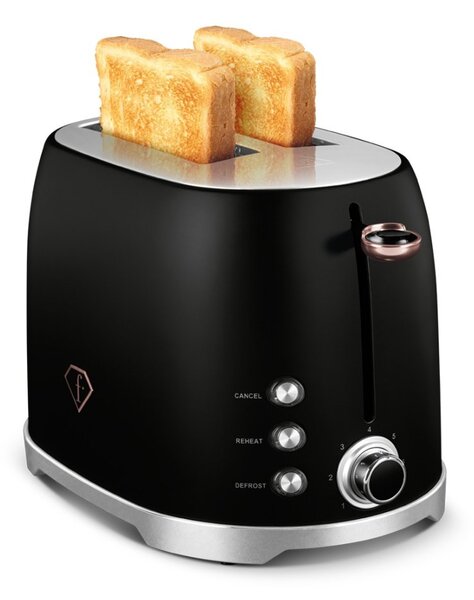 Topinkovač nerez 850W Black Rose Collection