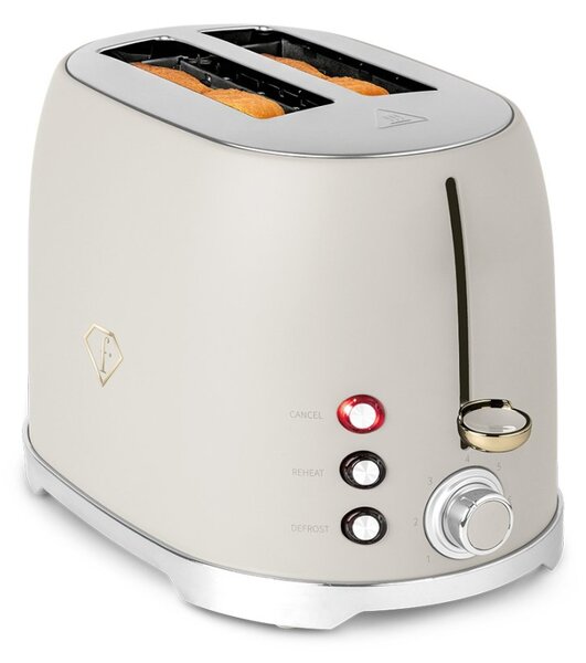 Topinkovač nerez 850W Cream Gold Collection