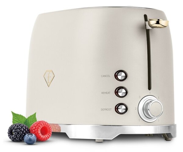 Topinkovač nerez 850W Cream Gold Collection