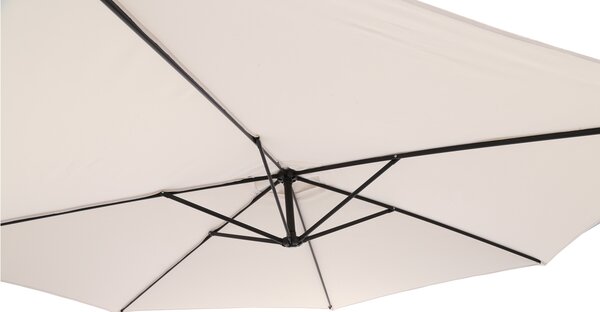 Zahradní slunečník Malabo Grey / Ecru