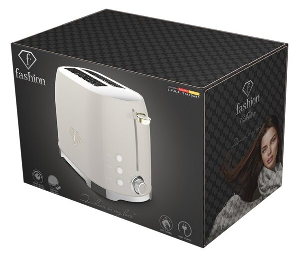 Topinkovač nerez 850W Cream Gold Collection