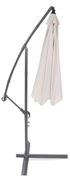 Zahradní slunečník Malabo Grey / Ecru
