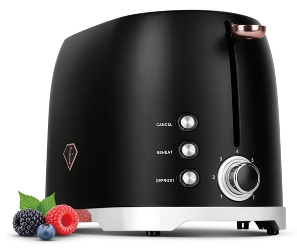 Topinkovač nerez 850W Black Rose Collection