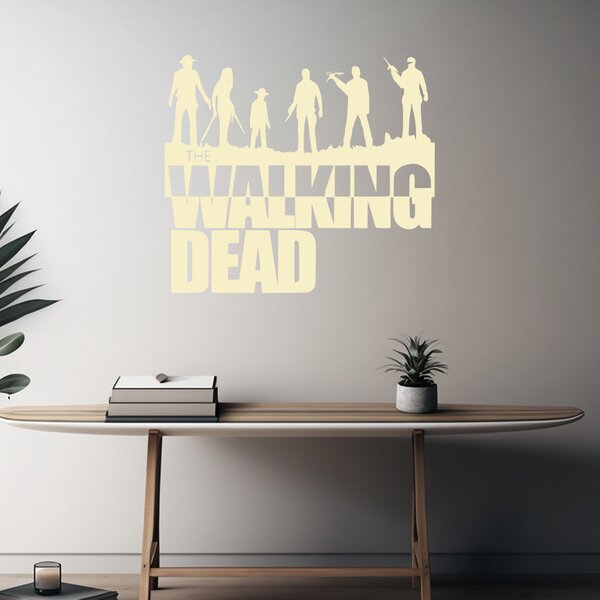 Živá Zeď Samolepka The Walking Death Barva: černá