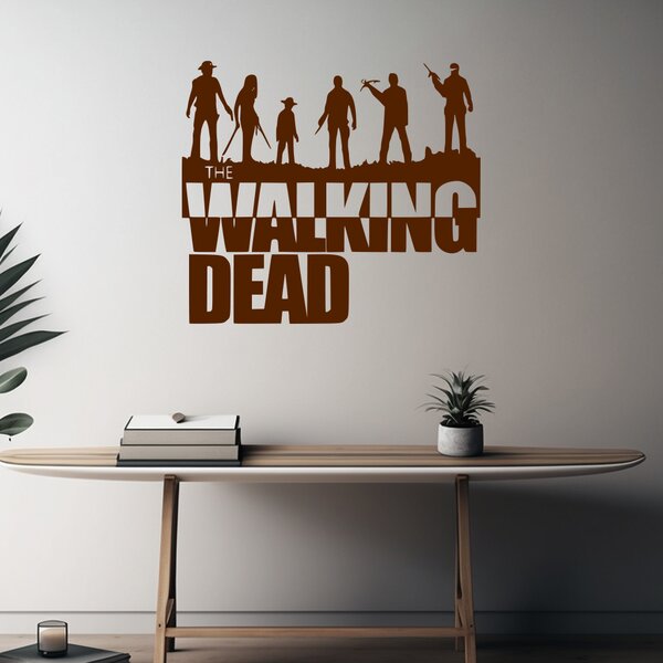 Živá Zeď Samolepka The Walking Death Barva: černá