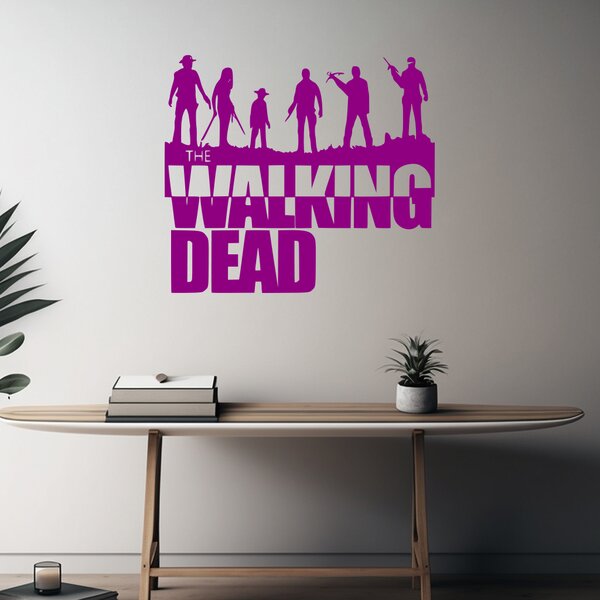 Živá Zeď Samolepka The Walking Death Barva: černá