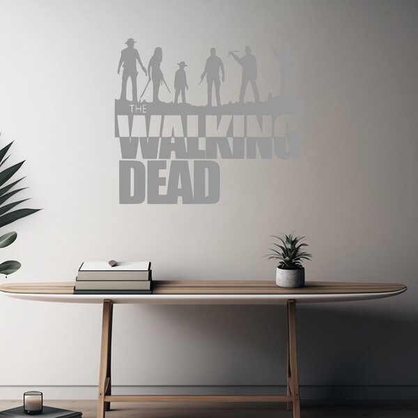 Živá Zeď Samolepka The Walking Death Barva: černá