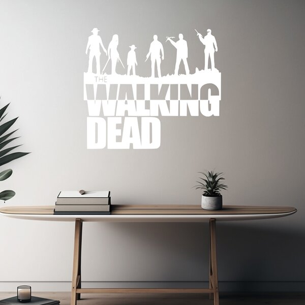 Živá Zeď Samolepka The Walking Death Barva: černá