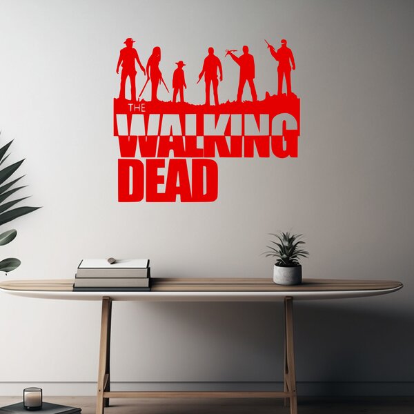 Živá Zeď Samolepka The Walking Death Barva: černá