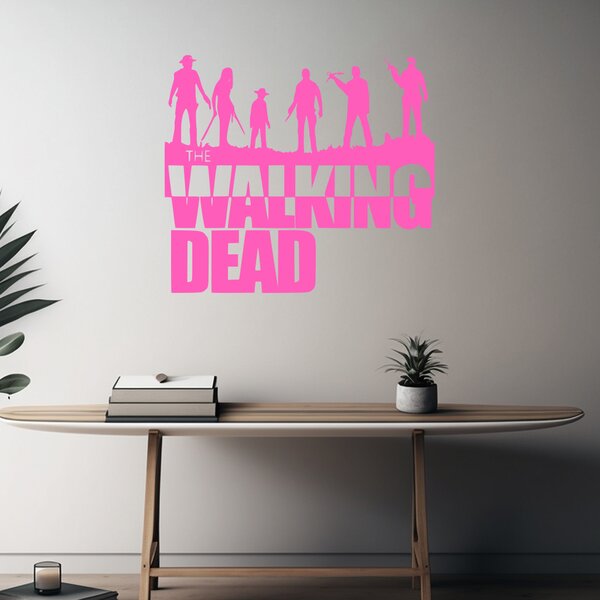 Živá Zeď Samolepka The Walking Death Barva: černá
