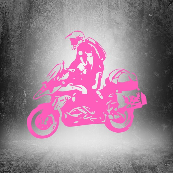 Živá Zeď Samolepka Motorka BMW GS Enduro Barva: černá