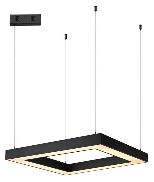 Immax NEO CANTO SLIM Smart závěsné svítidlo 80x80x7cm 60W černé Zigbee 3.0