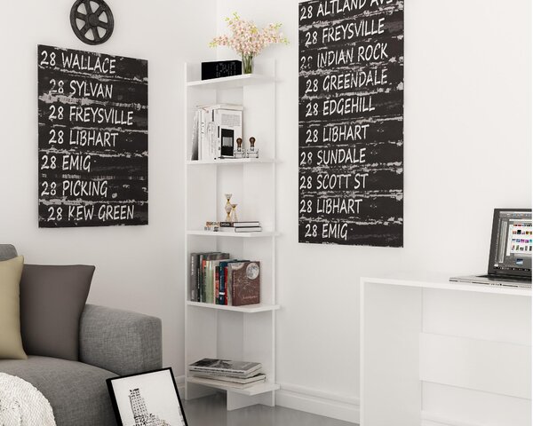 Regál Alexisa (bílá). Akce -25%