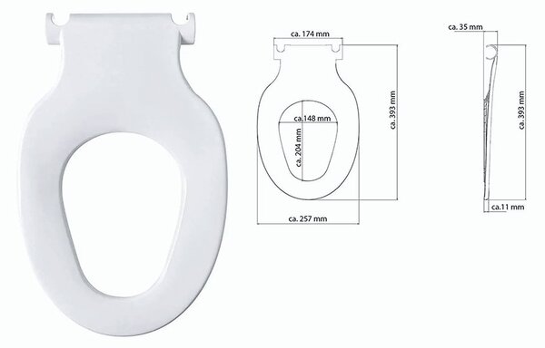 Eisl Sanitär WC prkénko s dětskou vložkou Duroplast Soft Close Family 82940