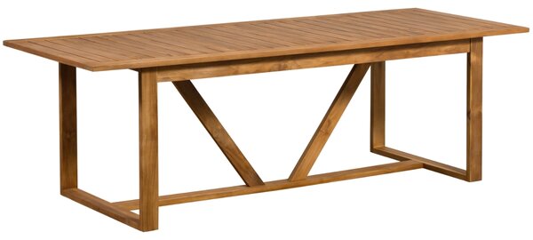 WOOOD Teakový zahradní stůl Vomon 240 x 90 cm