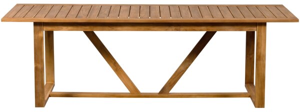 WOOOD Teakový zahradní stůl Vomon 240 x 90 cm