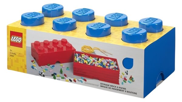 Tmavě modrý úložný box LEGO® Smart 25 x 50 cm
