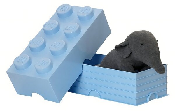 Světle modrý úložný box LEGO® Smart 25 x 50 cm