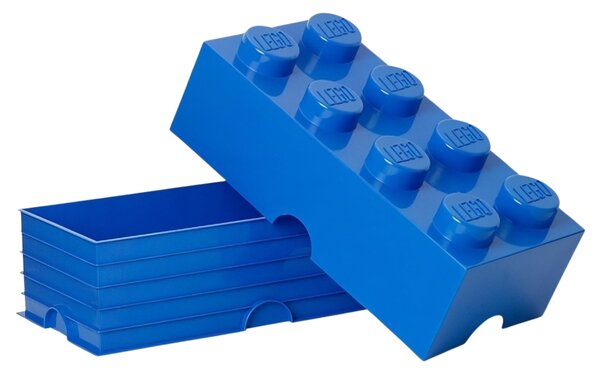Tmavě modrý úložný box LEGO® Smart 25 x 50 cm