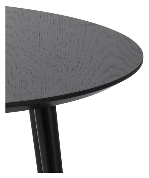 Černé kulaté konferenční stolky v sadě 2 ks ø 88 cm Adda – Unique Furniture