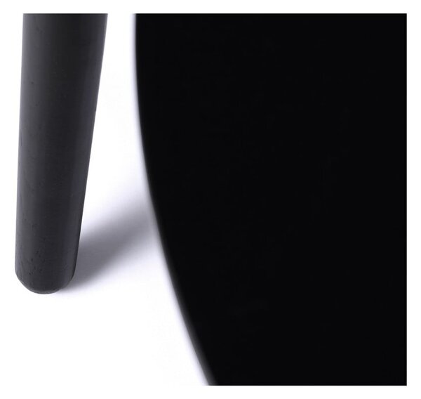Černé kulaté konferenční stolky v sadě 2 ks ø 88 cm Adda – Unique Furniture