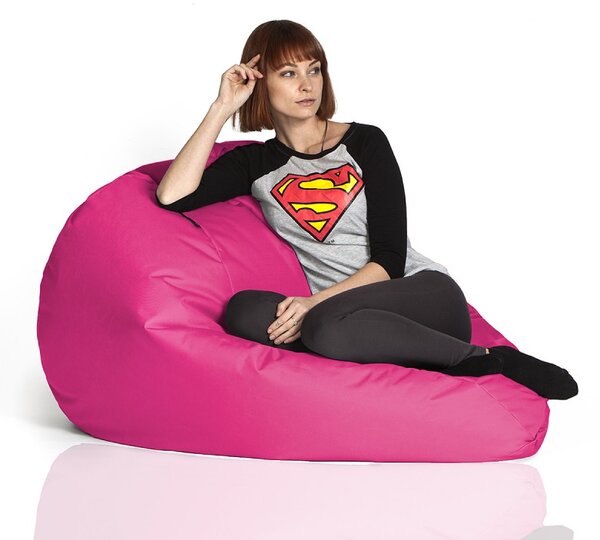 CrazyShop Sedací vak HRUŠKA MEGA, růžová