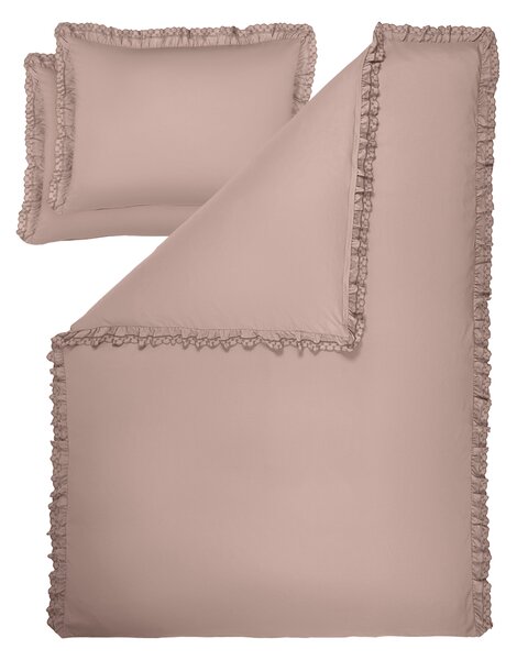 Livarno® Saténové povlečení z mikrovlákna, 200 x 220 cm (světle růžová) (100406828001)