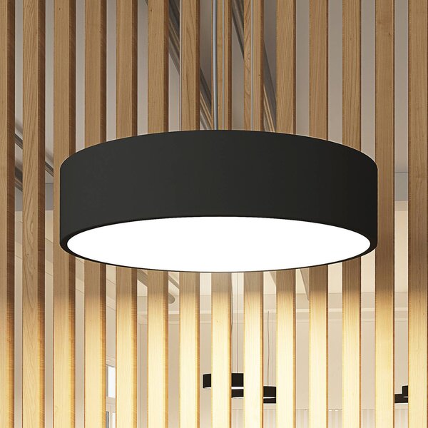 Arcchio LED závěsné svítidlo Noabelle, černá, 40 cm, kov, stmívatelný, Černá, Kuchyň, kov, Moderní