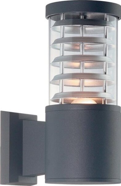 Ideal Lux - Venkovní nástěnné svítidlo TRONCO 1xE27/42W/230V IP44 antracit
