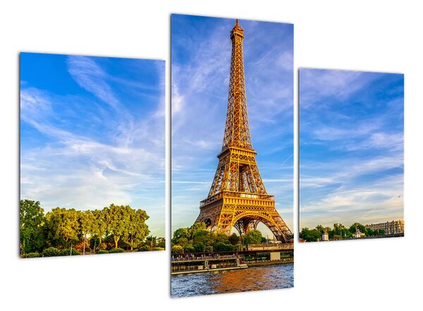 Obraz: Eiffelova věž, Paříž (90x60cm)