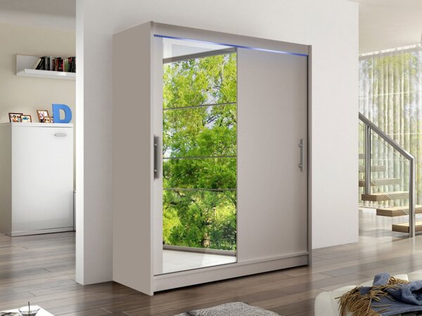 Skříň Presto VI, Barva: trufel, Osvětlení: osvětlení LED RGB - barevné 5902928552478